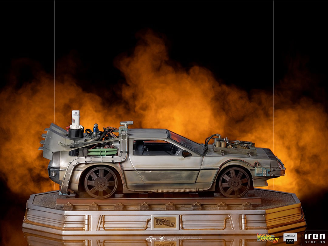 Statue Delorean - Back To The Future III - Art Scale 1/10 - Iron ...