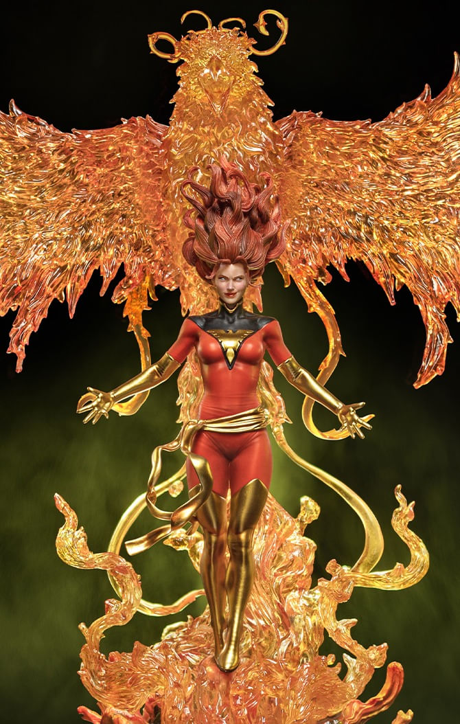 Statue Dark Phoenix Deluxe - X-Men - BDS Art Scale 1/10 - Iron Studios ...