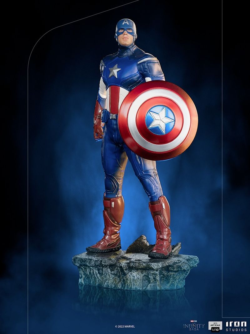 Statue Captain America Battle of New York - Infinity Saga - BDS 