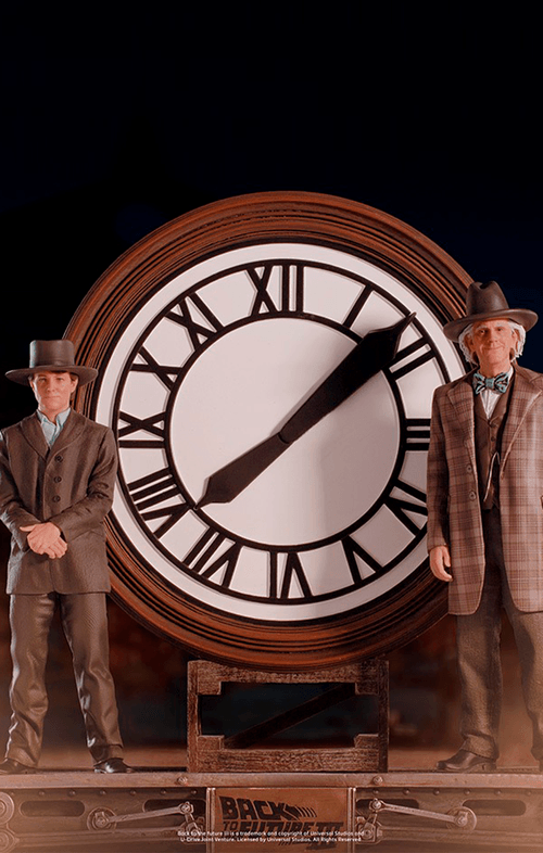 Statue Marty and Doc at the Clock - Back to the Future - Art Scale 1/10 - Iron Studios