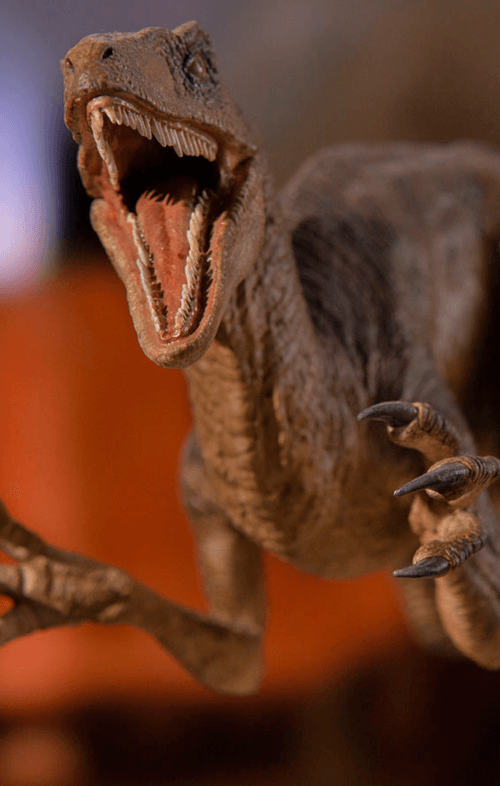 Statue Velociraptor Attack - Jurassic Park - Art Scale 1/10 -  Iron Studios