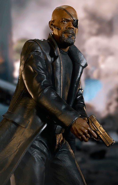 Statue Nick Fury - Spider-Man: Far From Home - Bds Art Scale 1/10 - Iron Studios