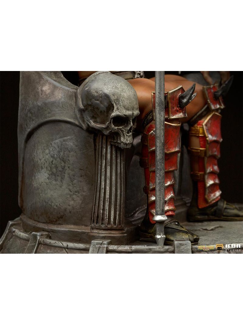 Mortal Kombat: una statua per Shao Kahn da Iron Studios –