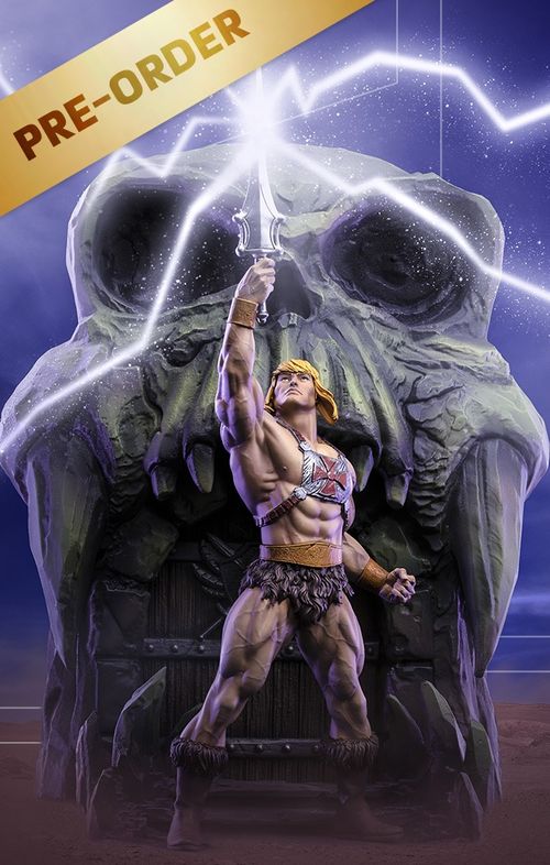 Pre-Order - Statue He-Man (Deluxe) - Masters of the Universe  - Art Scale 1/10 - Iron Studios