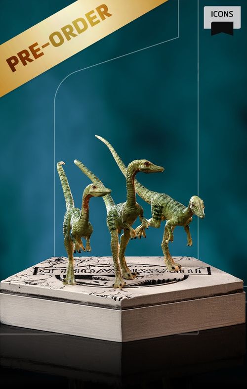 Pre-Order - Statue Compsognatus - Jurassic World - Icons - Iron Studios