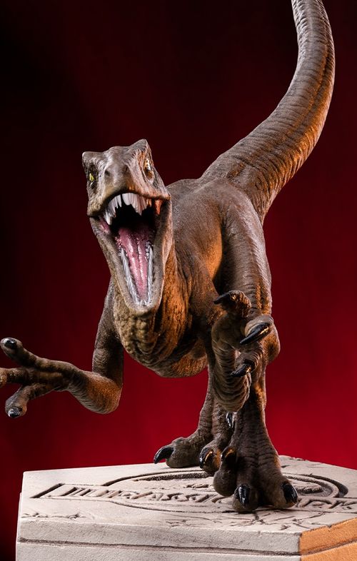 Statue Velociraptor A - Jurassic Park - Icons - Iron Studios