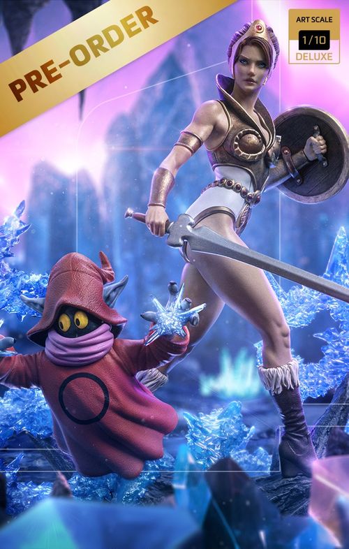 Pre-Order - Statue Teela and Orko (Deluxe) - Masters of the Universe - BDS Art Scale 1/10 - Iron Studios