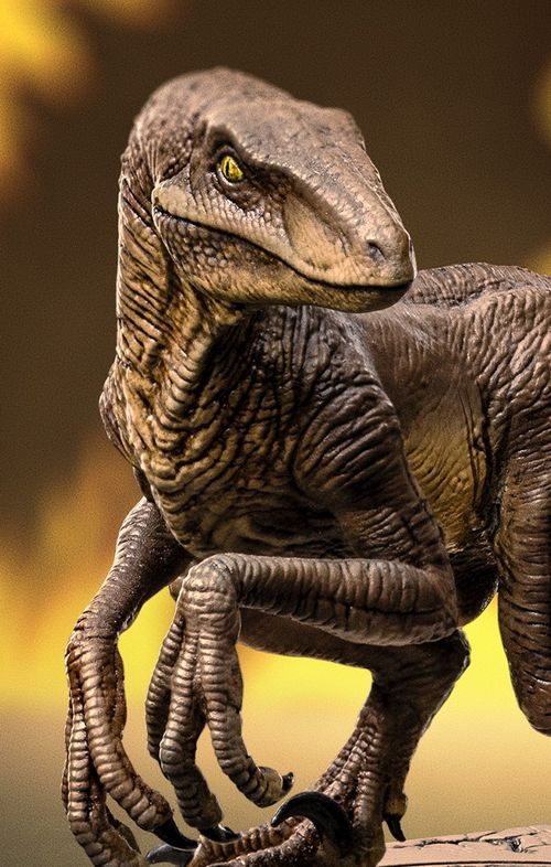 Statue Velociraptor C - Jurassic Park - Icons - Iron Studios
