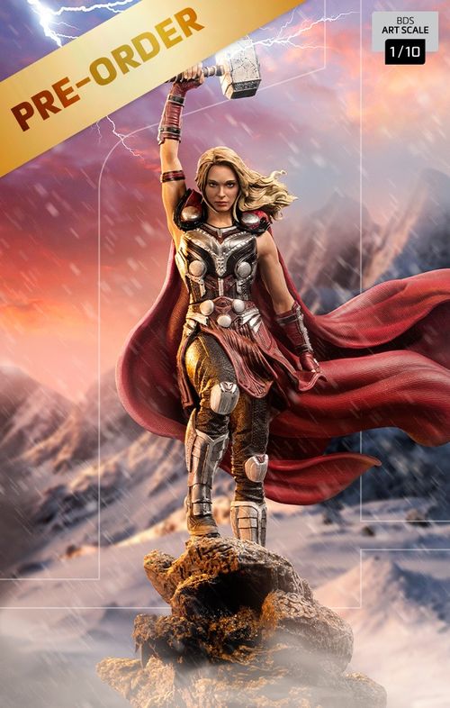 Pre-Order - Statue Mighty Thor Jane Foster - Thor Love and Thunder - BDS Art Scale 1/10 - Iron Studios