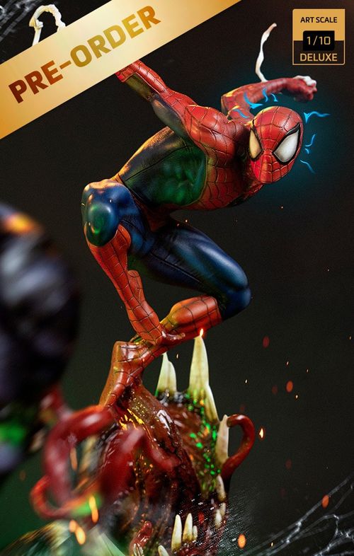 Pre-Order - Statue Spider-man Deluxe - Spider-man vs Villains - Art Scale 1/10 - Iron Studios