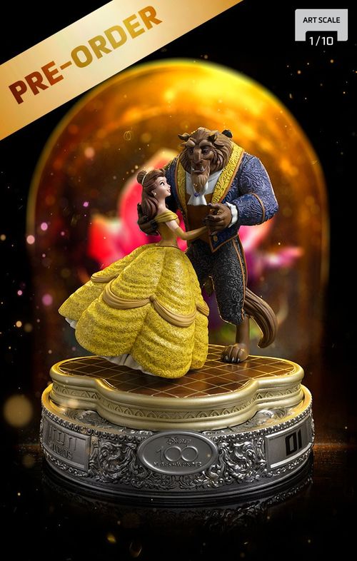 Pre-Order - Statue Beauty and the Beast 100 Years Ver - Disney 100th - Beauty and Beast - Art Scale 1/10 - Iron Studios