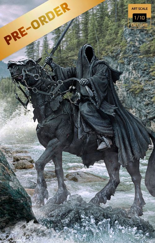 Pre-Order - Statue Nazgul on Horse Deluxe - The Lord of the Rings - Art Scale 1/10 - Iron Studios