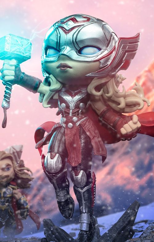 Statue Mighty Thor Jane Foster - Thor Love and Thunder - MiniCo - Iron Studios