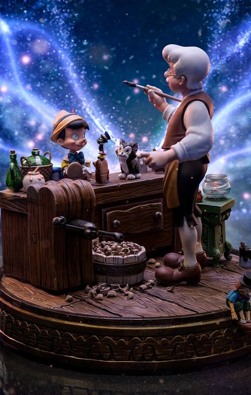 Statue Pinocchio Deluxe - Disney 100TH - Pinocchio - Art Scale 1/10 - Iron Studios