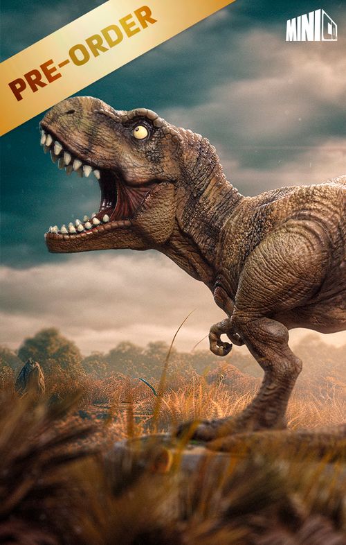 Digital Pre-Order - Statue T-Rex - Jurassic Park - MiniCo - Iron Studios