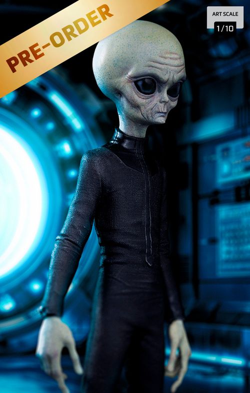 Digital Pre-Order - Statue Grey Alien - I Want to Believe - Art Scale 1/10 - Iron Studios