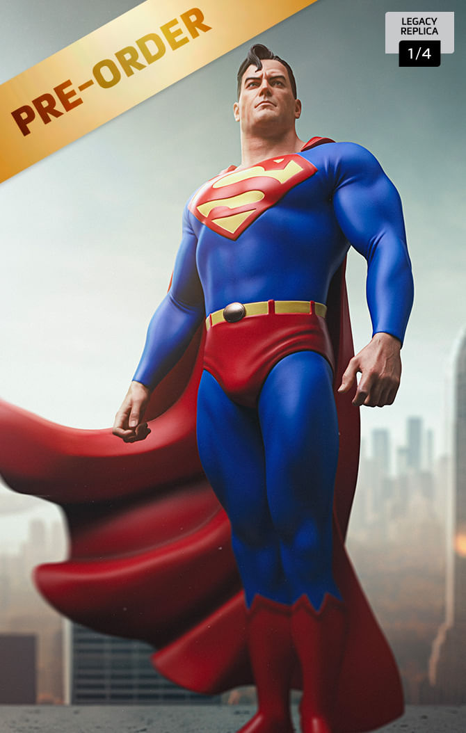 Super purchases Powers 1/10 scale Pre-Painted Superman Classic Figurine