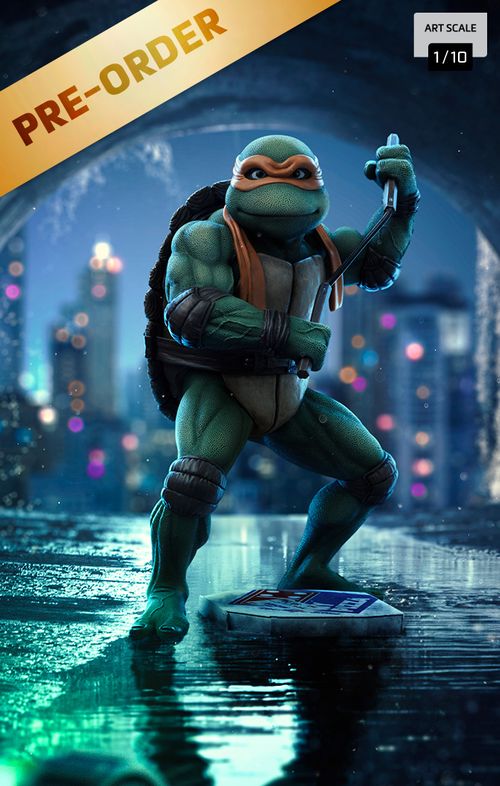 Digital Pre-Order - Statue Michelangelo - TMNT Movie - Art Scale 1/10 - Iron Studios