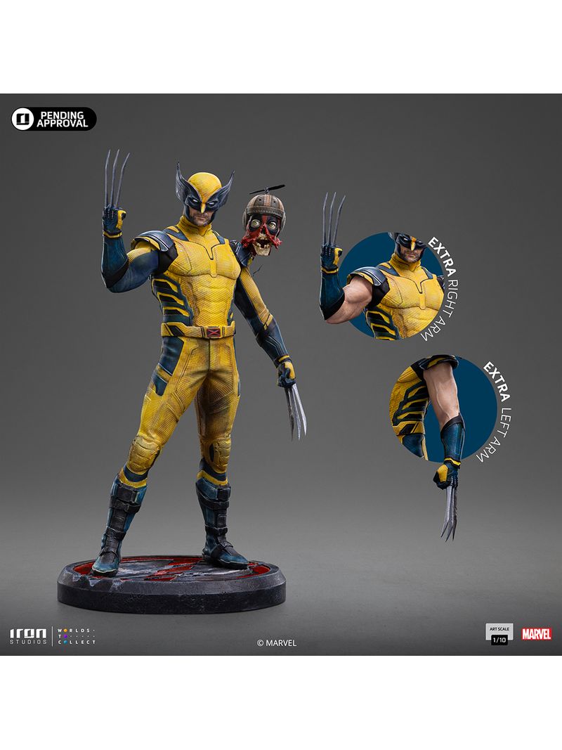 Wolverine-Headpool-Sleeve_Frontal_Regular-Art-Scale-1-10--Extra-Arms-