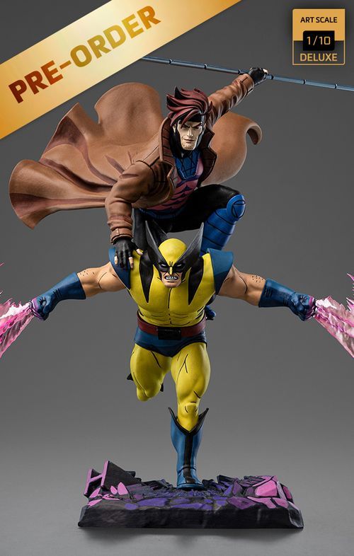 Digital Pre-Order - Statue Gambit e Wolverine - X-Men 97 - Art Scale 1/10 - Iron Studios