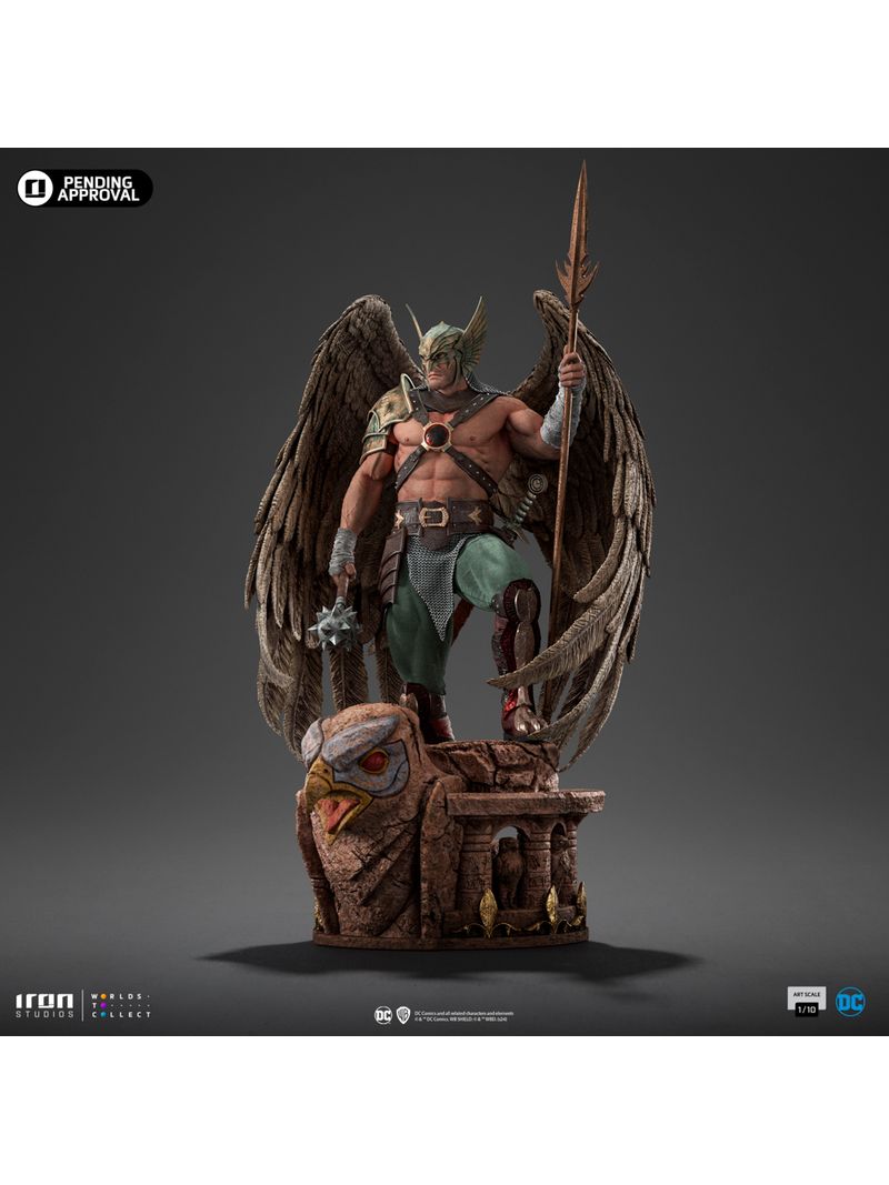 Digital Pre-Order - Statue Hawkman 10th Anniversary - Art Scale 1/10 ...